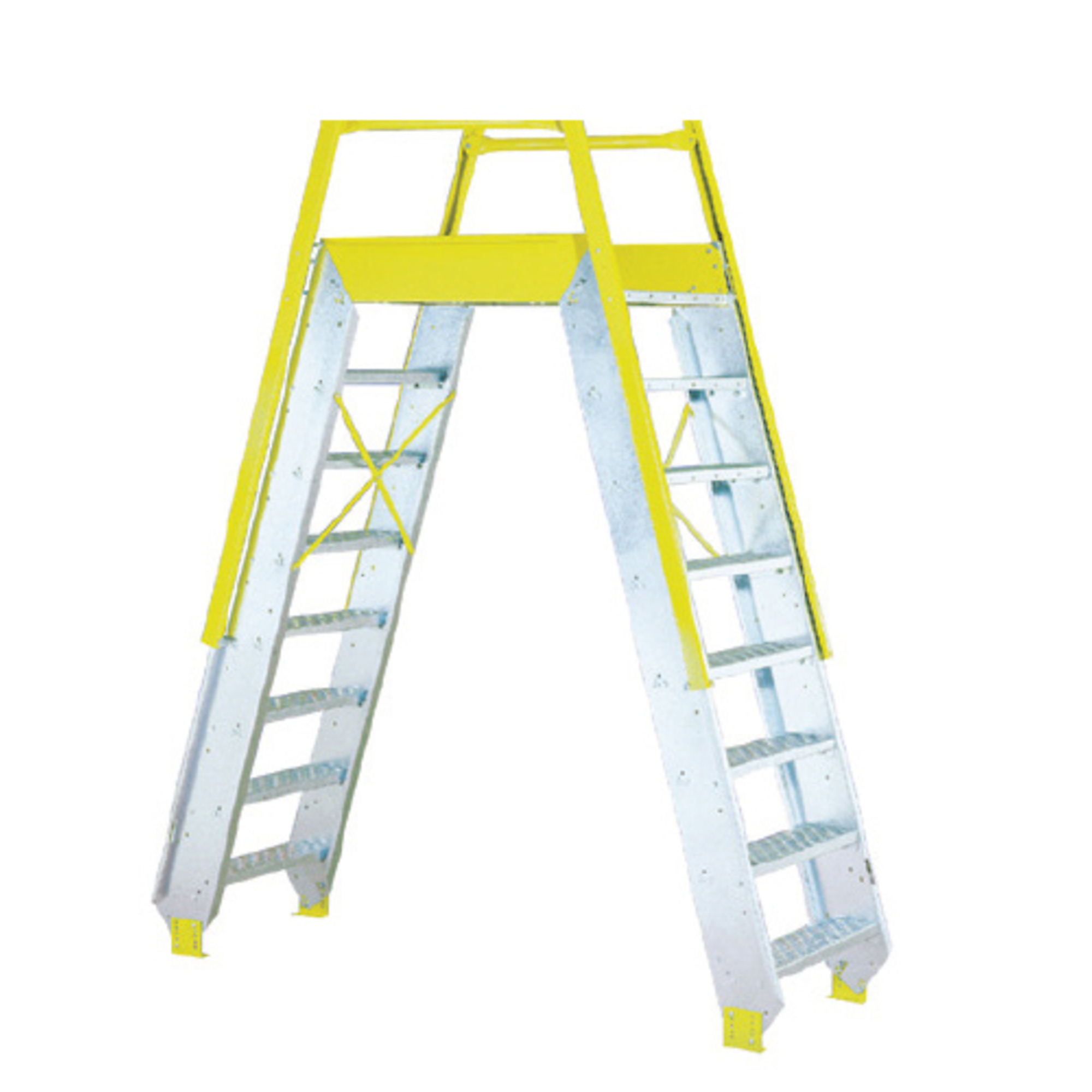 Equipto, SHIP CROSS OVER, 37 0A WIDTH, 5 STAIRS, Clearance Height 100 in, Capacity 350 lb, Model# 1530X05
